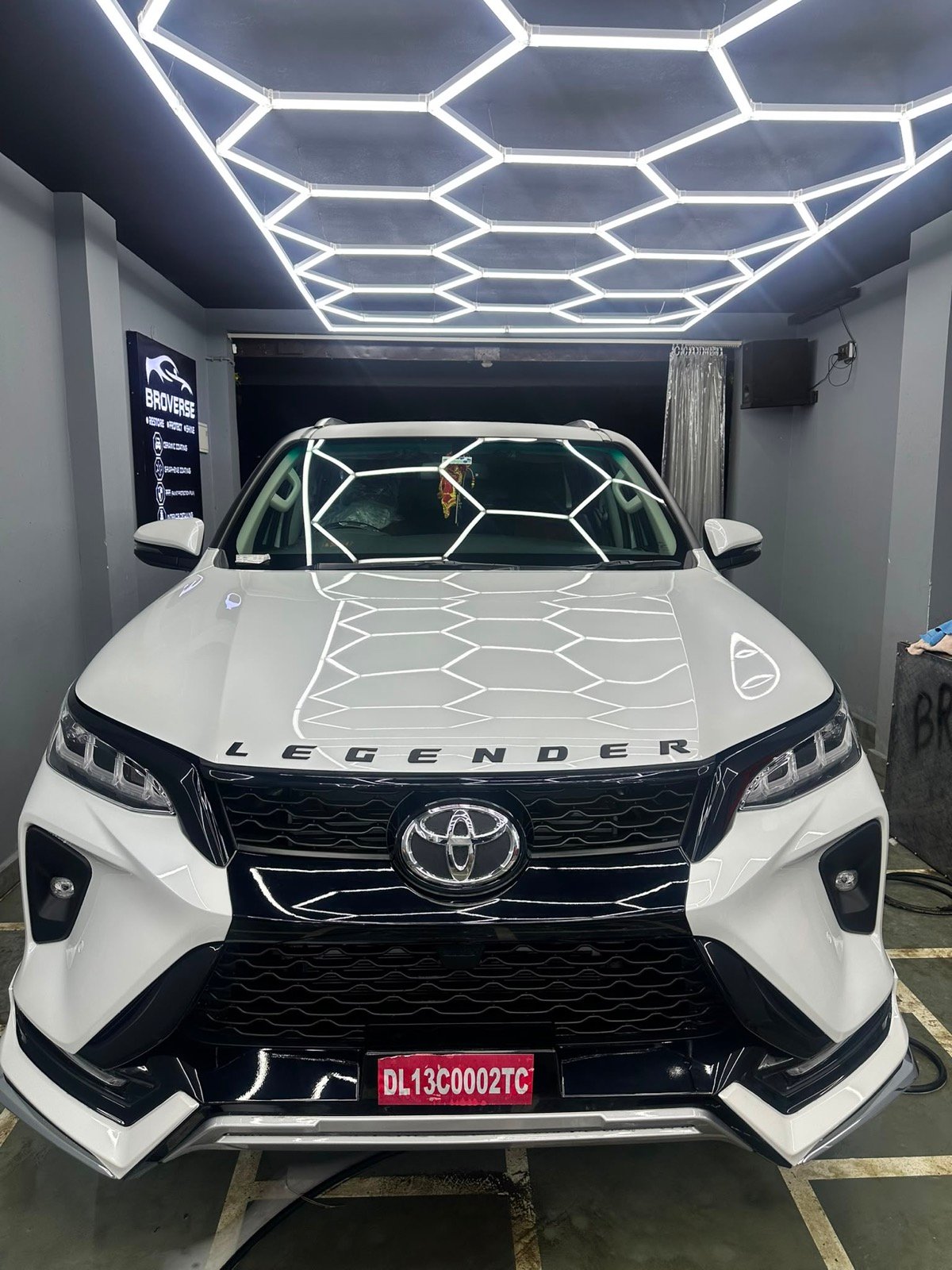 Close view of a car detailed inside Broverse