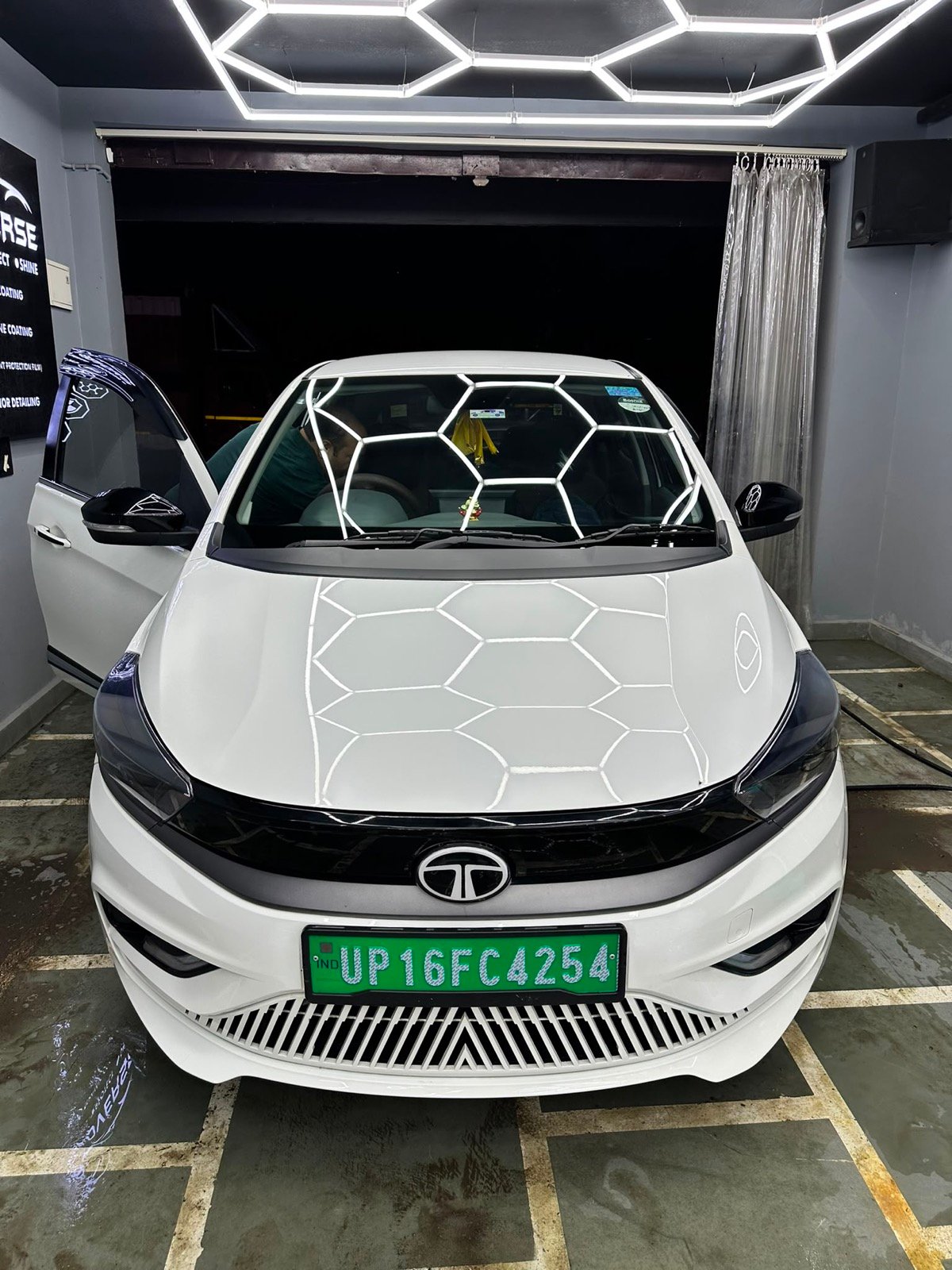 Freshly detailed car in the Broverse studio