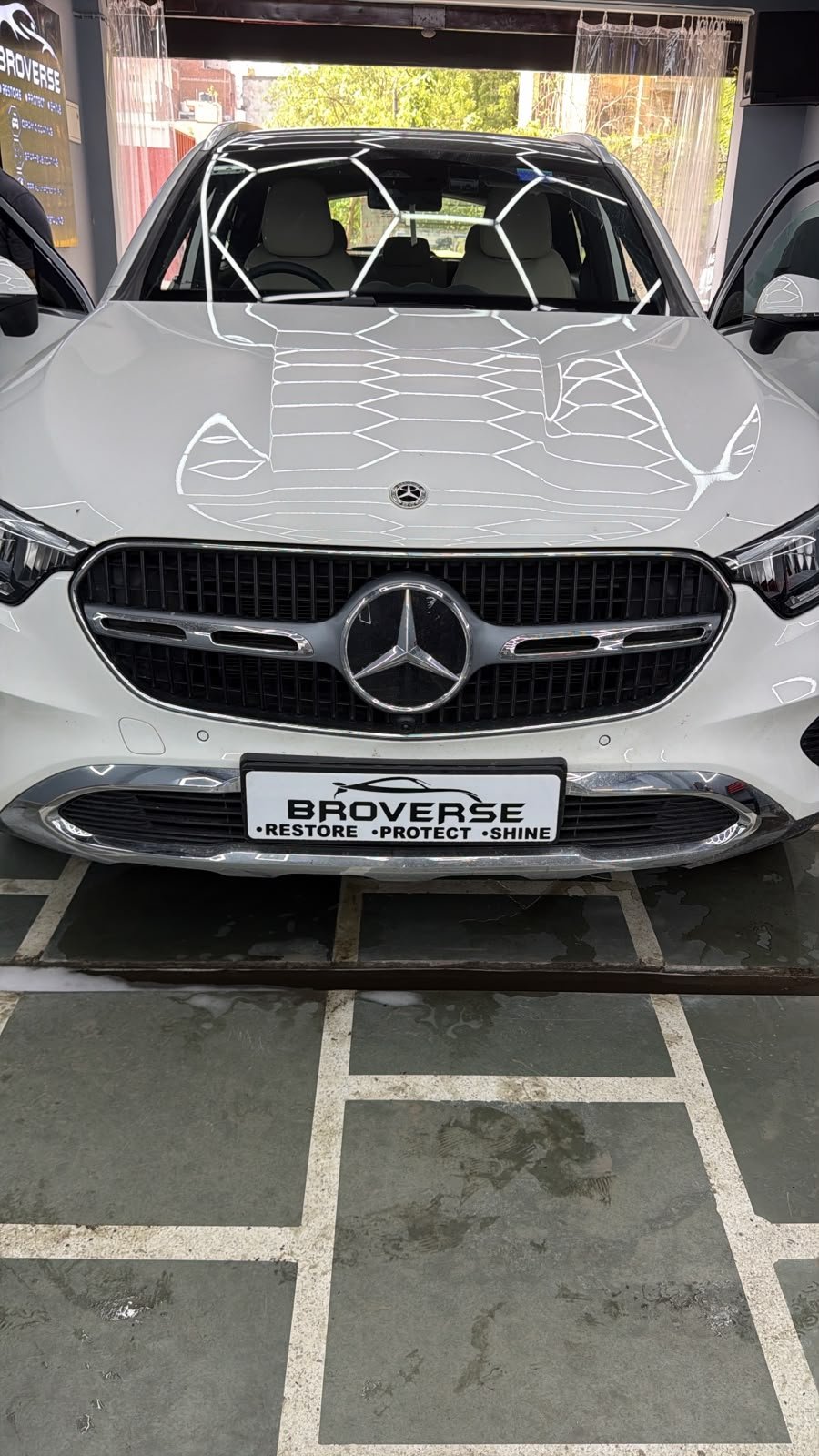 Mercedes detailed at Broverse Car Detailing — Car Detailing Services in Mandawali